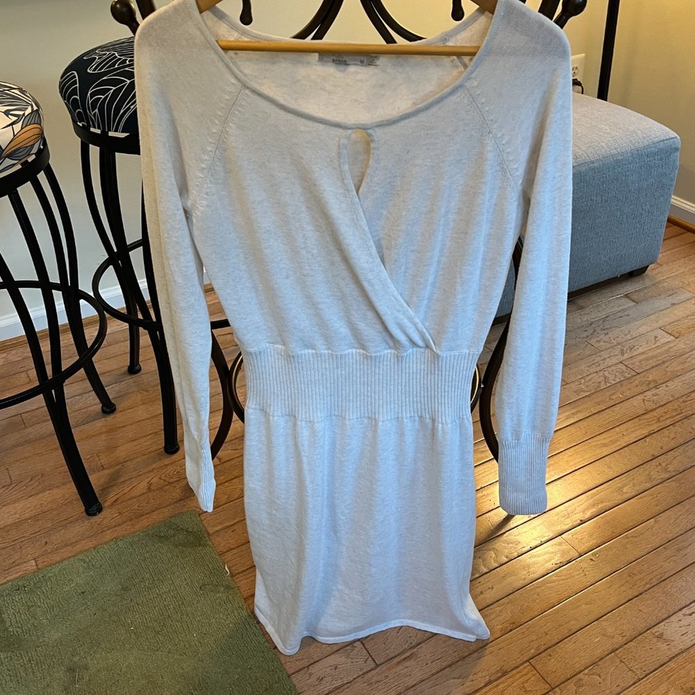 Cream Knit Prana Dress Size M